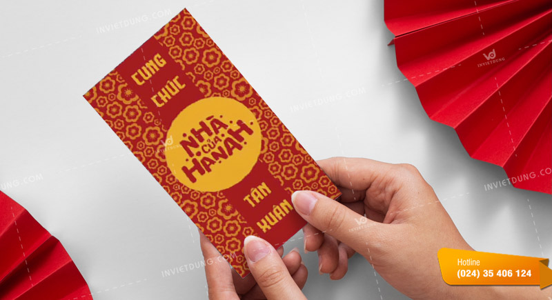 Mẫu bao lì xì bất động sản