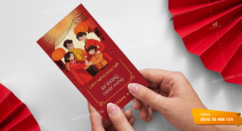 Mẫu bao lì xì bất động sản