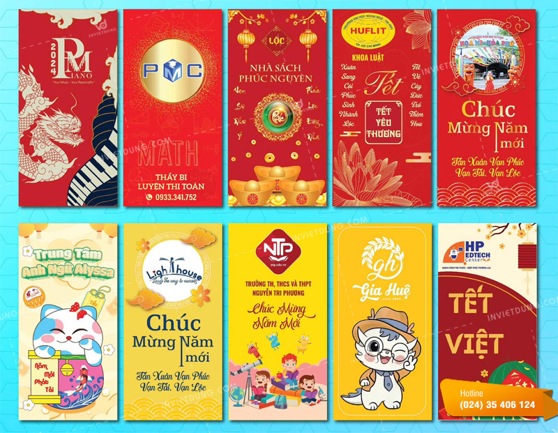 Mẫu bao lì xì cao cấp