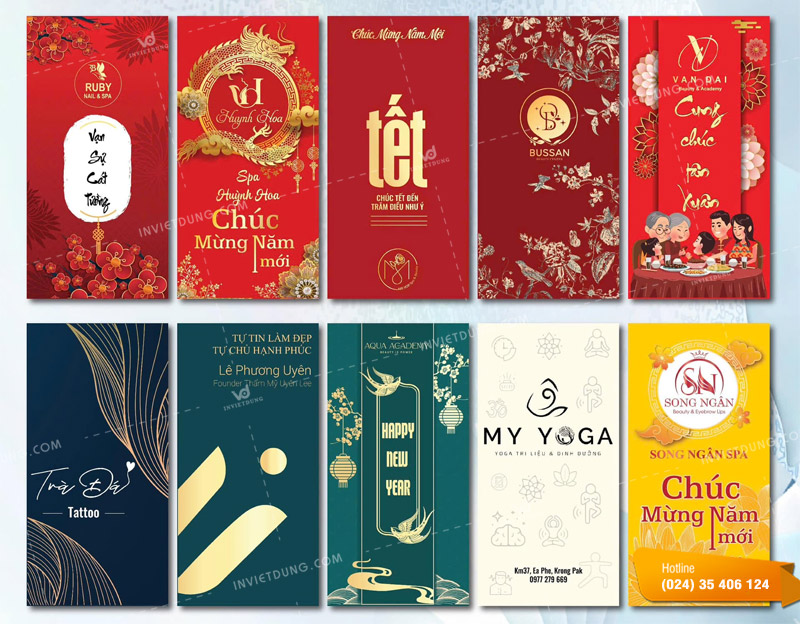 Mẫu bao lì xì cao cấp
