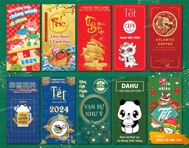 Mẫu bao lì xì cao cấp