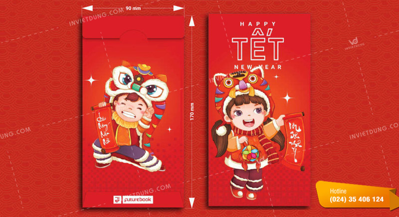 Bao lì xì cao cấp được in ấn từ chất liệu gì?