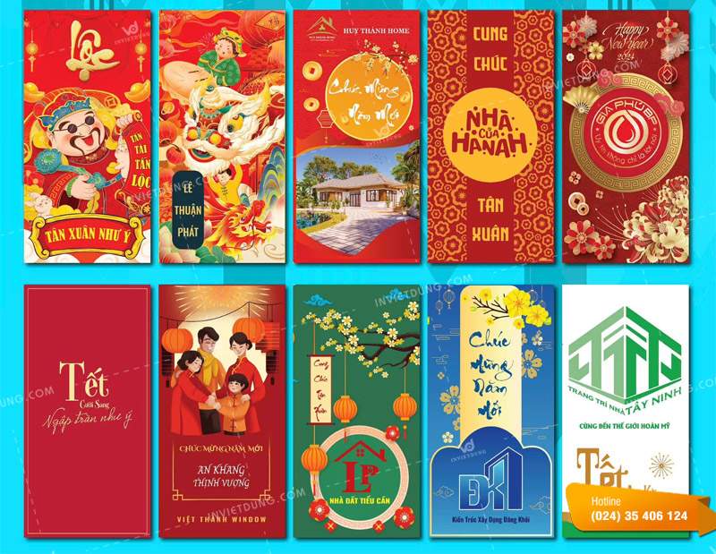 Mẫu bao lì xì cao cấp
