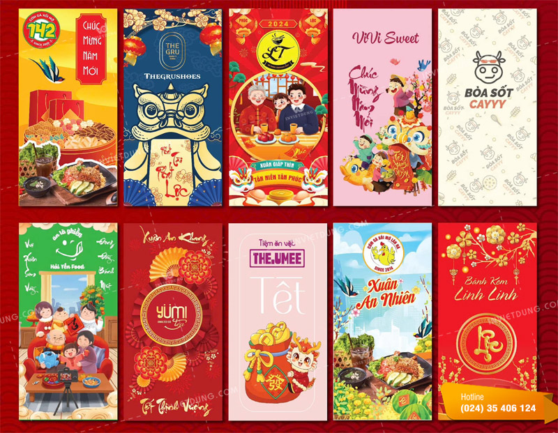Mẫu bao lì xì cao cấp