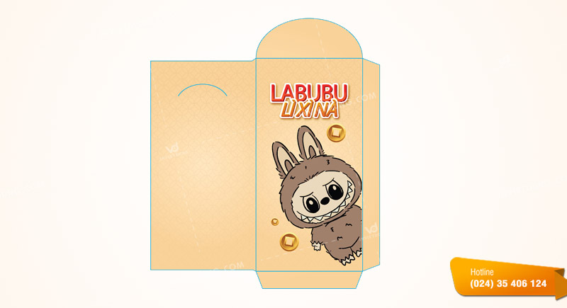 Mẫu bao lì xì capybara đẹp