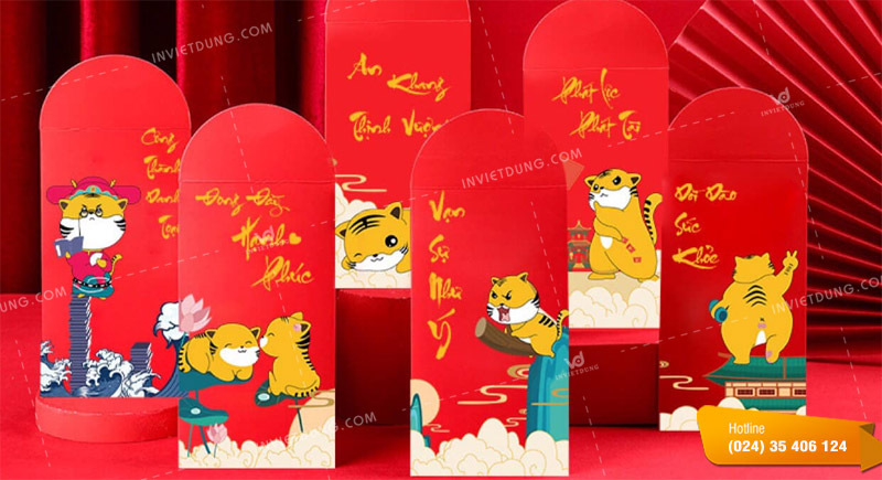 Ý nghĩa của mẫu bao lì xì con hổ