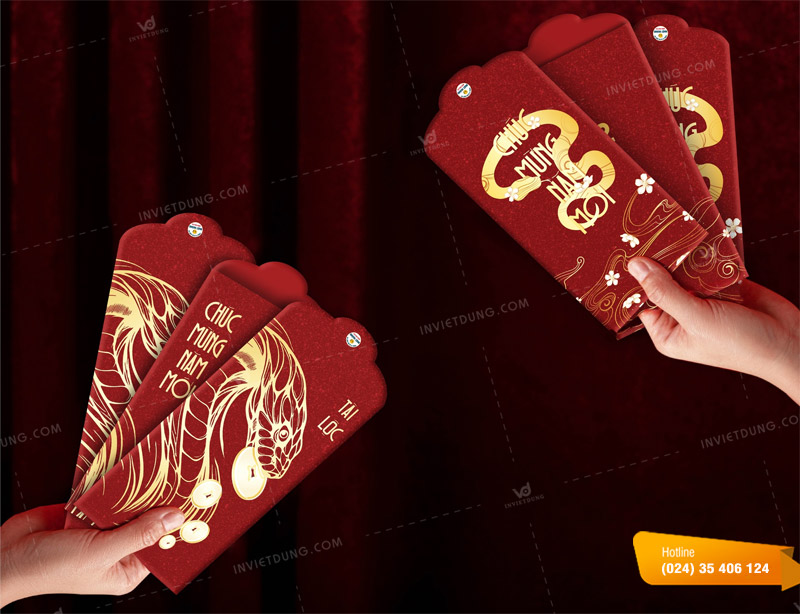 Bao lì xì con rắn Ất Tỵ 2025 có ý nghĩa gì?