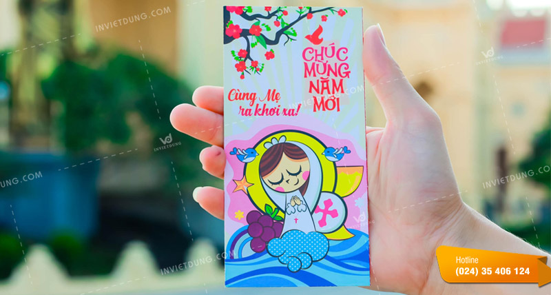 Mẫu bao lì xì công giáo