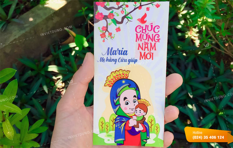 Mẫu bao lì xì công giáo