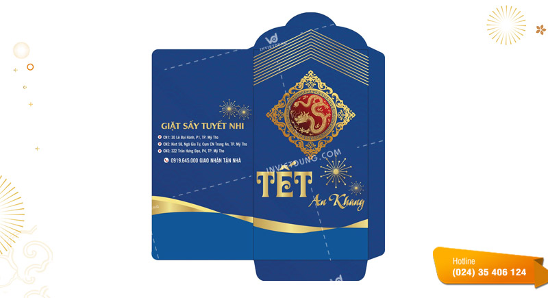 Mẫu bao lì xì công ty, doanh nghiệp