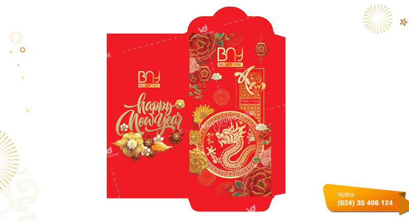 Mẫu bao lì xì công ty, doanh nghiệp