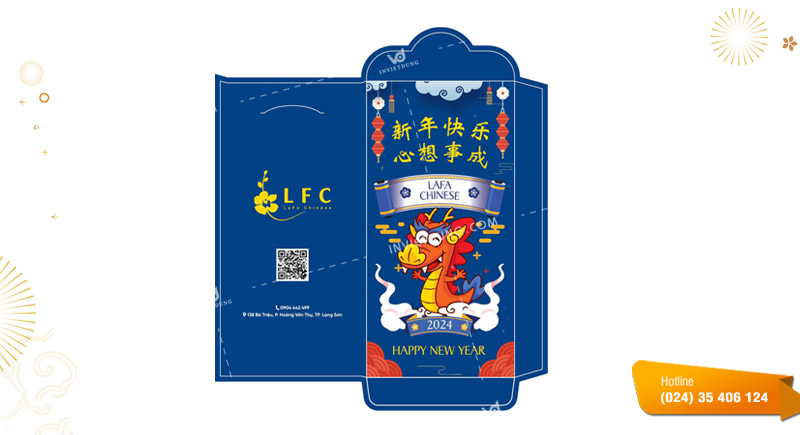 Mẫu bao lì xì công ty, doanh nghiệp