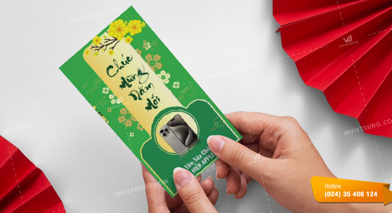 Mẫu bao lì xì cửa hàng di động