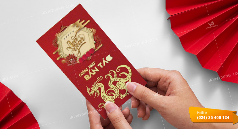 Mẫu bao lì xì cửa hàng di động