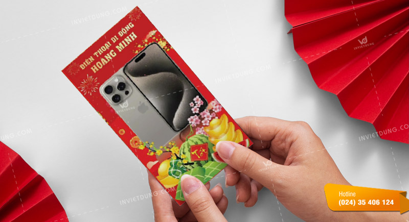 Mẫu bao lì xì cửa hàng di động