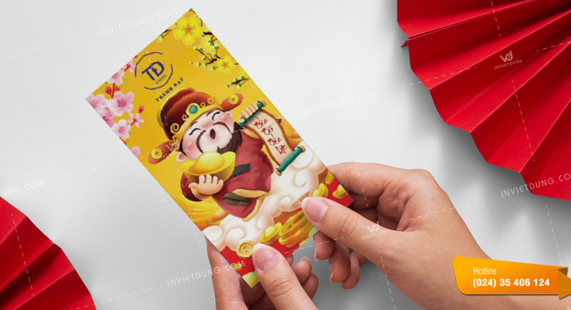 Mẫu bao lì xì cửa hàng di động