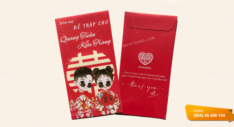 Mẫu bao lì xì đám cưới