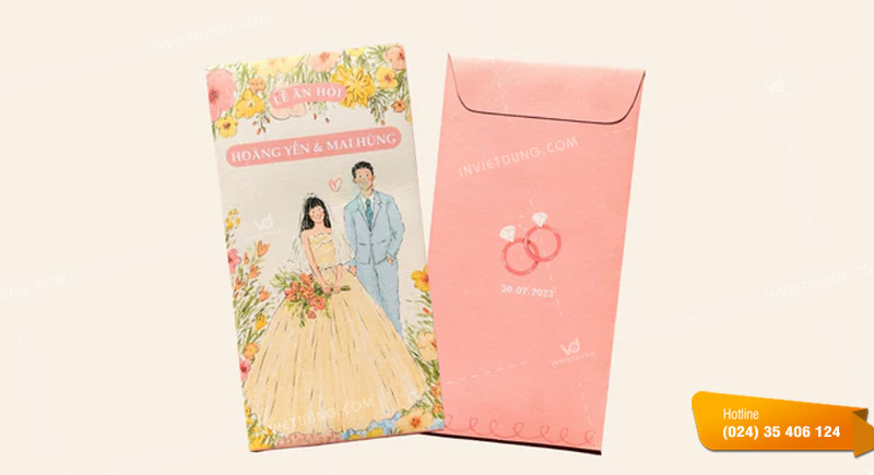 Mẫu bao lì xì đám cưới