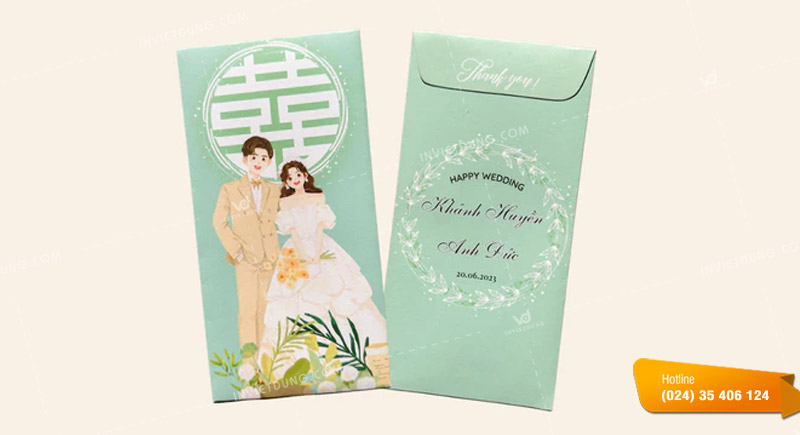 Mẫu bao lì xì đám cưới