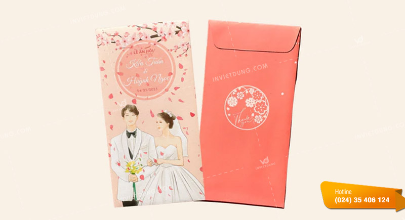Mẫu bao lì xì đám cưới
