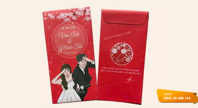 Mẫu bao lì xì đám cưới