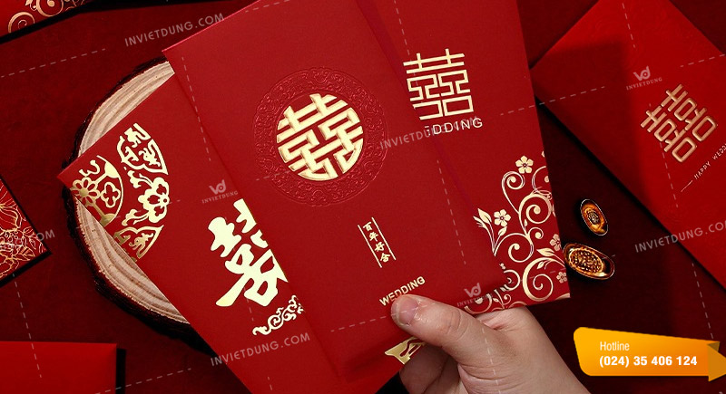 Màu sắc bao lì xì cưới