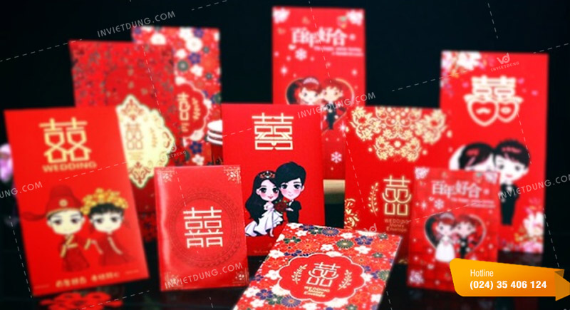 Mẫu bao lì xì đám cưới
