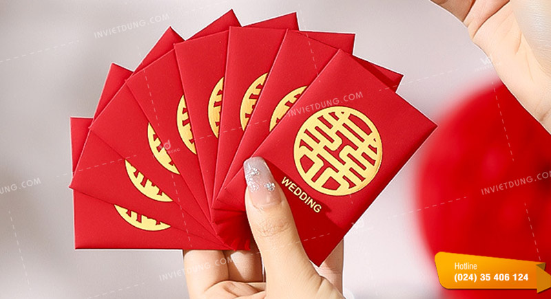 Mẫu bao lì xì đám cưới