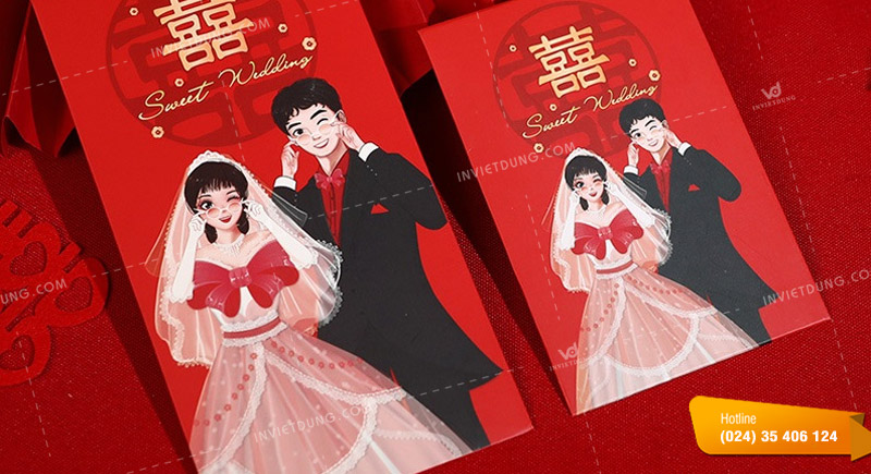 Mẫu bao lì xì đám cưới