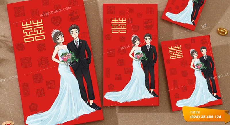 Mẫu bao lì xì đám cưới
