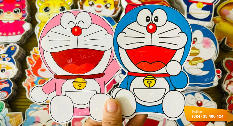 Mẫu bao lì xì Doraemon đẹp