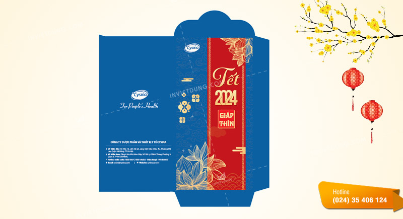 mẫu bao lì xì ép kim sang trọng