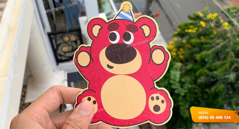 Mẫu bao lì xì gấu dâu