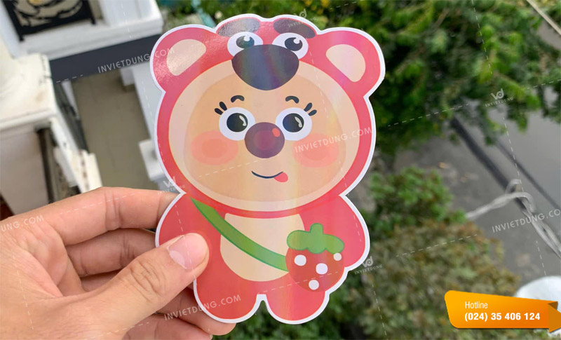 Mẫu bao lì xì gấu dâu