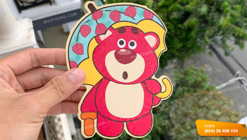 Mẫu bao lì xì gấu dâu