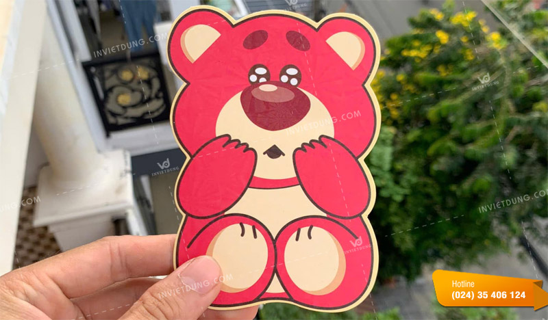Mẫu bao lì xì gấu dâu