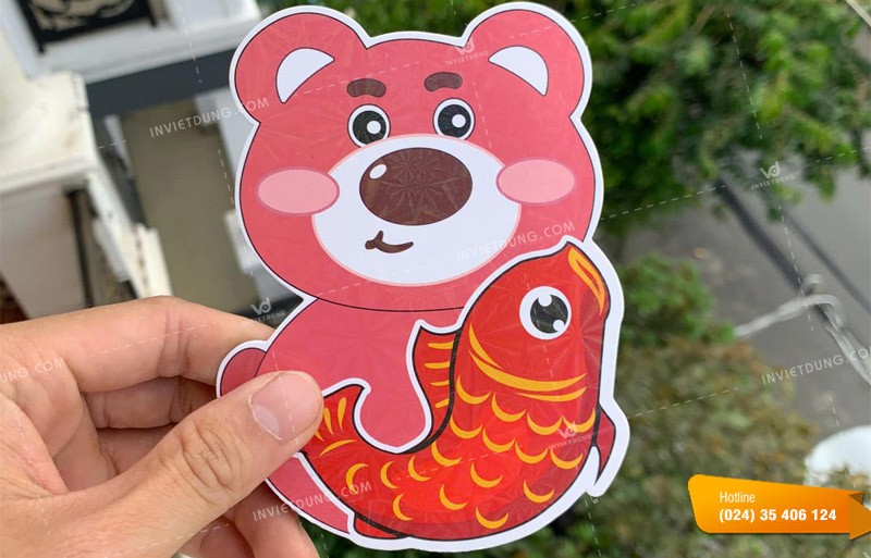 Mẫu bao lì xì gấu dâu