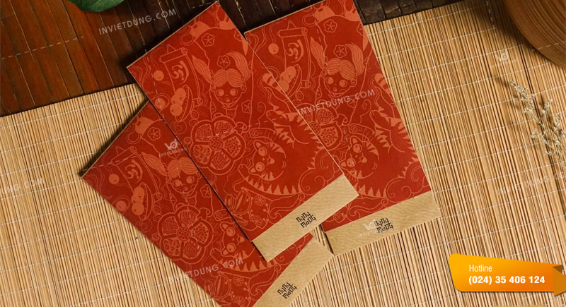Mẫu bao lì xì giấy kraft đẹp