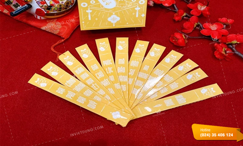 Mẫu bao lì xì gieo quẻ