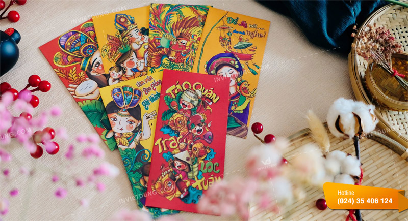 Mẫu bao lì xì hài hước