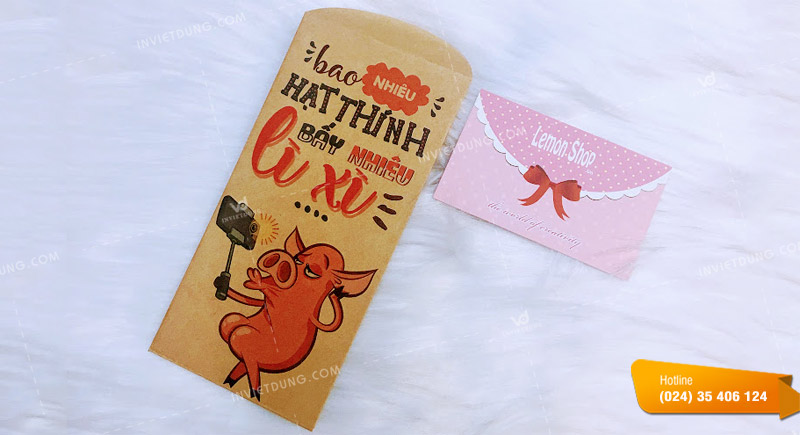 Mẫu bao lì xì hài hước