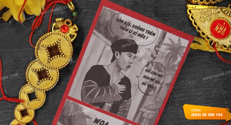 Mẫu bao lì xì meme