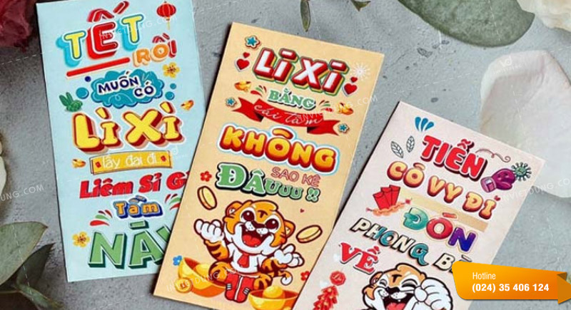 Mẫu bao lì xì meme