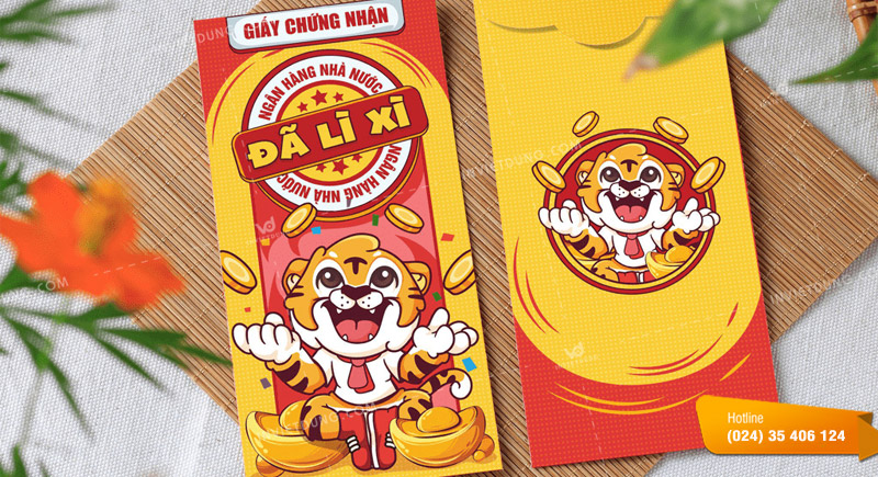 Mẫu bao lì xì meme