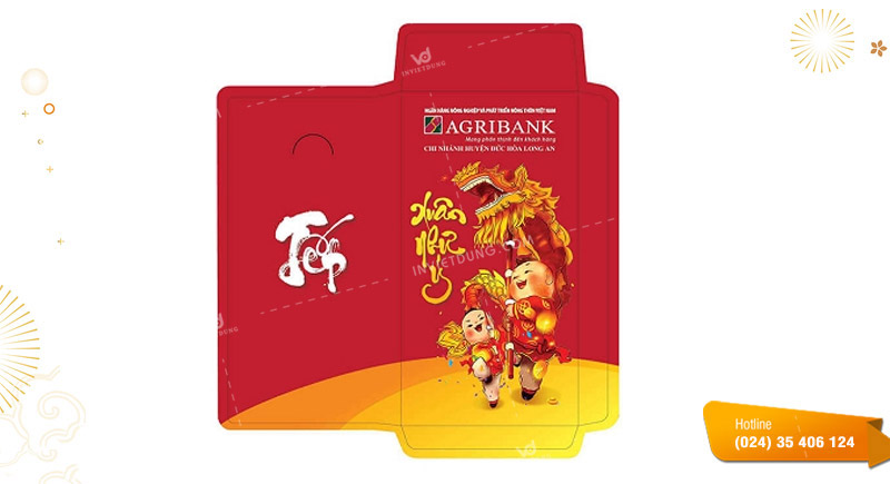 Mẫu bao lì xì ngân hàng