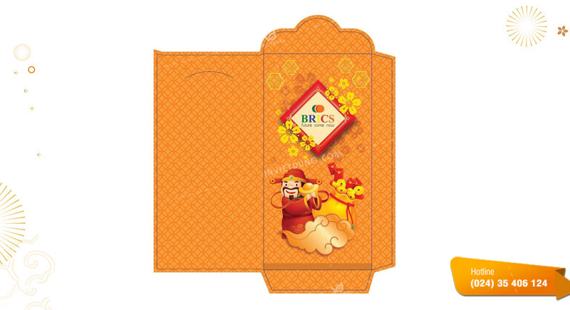 Mẫu bao lì xì ngân hàng