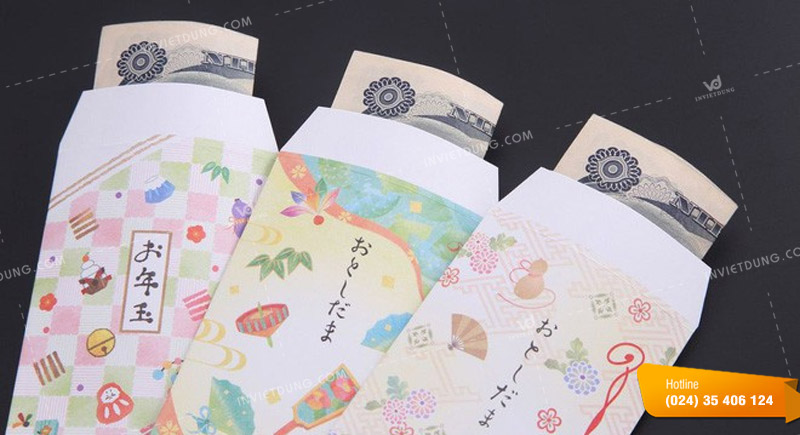 Mẫu bao lì xì Nhật Bản
