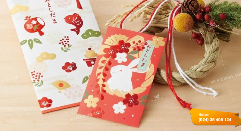 Mẫu bao lì xì Nhật Bản