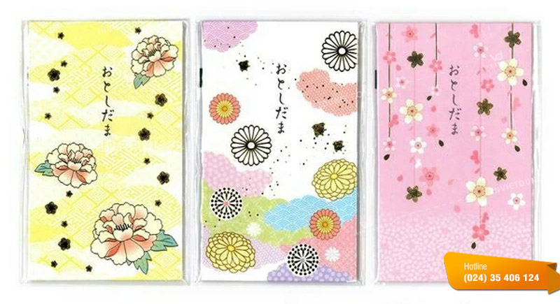Mẫu bao lì xì Nhật Bản