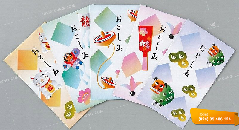 Mẫu bao lì xì Nhật Bản